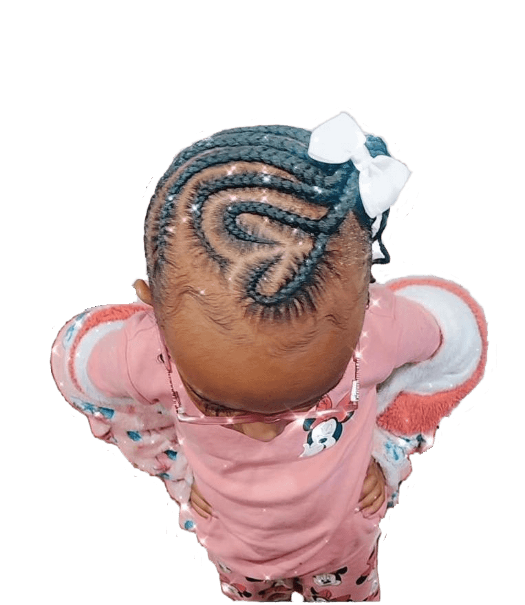 Child hairstyling example 1